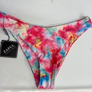 Tye-dye bikini bottoms